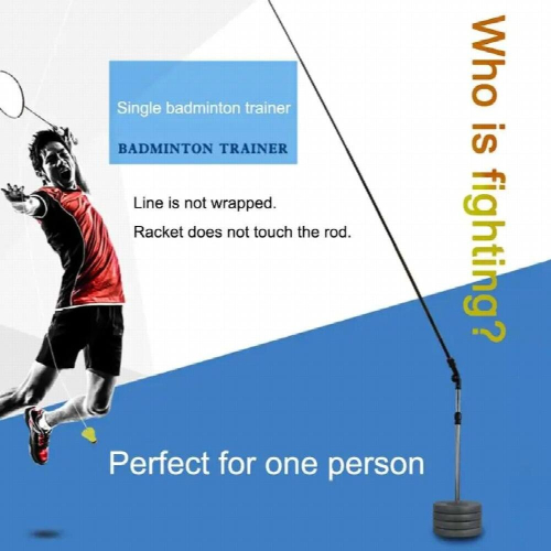 Badminton Trainer Robot Professional Stretch Badminton Training Tool Exercise Selfstudy Practice Machine Rebound Badminton Set 1