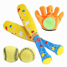 Plastic Outdoor Playsets Childrens Baseball Suit Kit Bat Toys Kids Parent-child Cricket