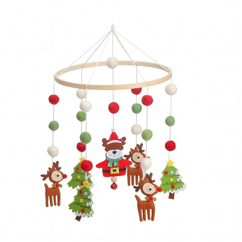 Baby Toys Crib Mobile Bed Bell Rattles Animals Hanging Infant Crib Spiral Stroller Toy Montessori Toy for Newborn Christmas Gift