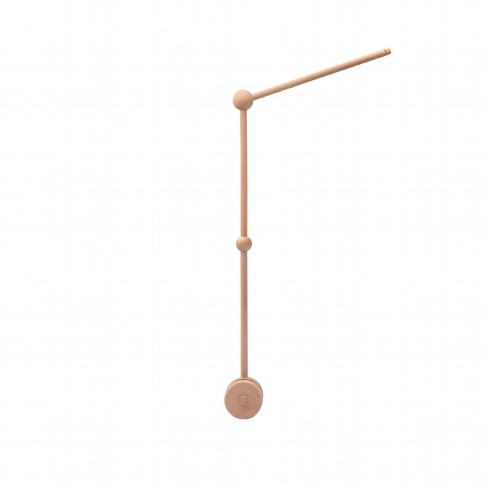 7Pcs Assembly Rattles Bracket Set Infant Crib Mobile Bed Bell Bracket Protection Newborn Baby Toys Wooden Bed Bell Accessories
