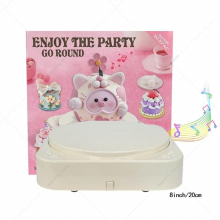 Automatic Music Rotary Dessert Machine Longevity Turning Driver Cup Cake Birthday Cake Turning Machine Cake Decoration Baking
