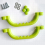 2pcs Playground Handles Swing Set Accessories Climbing Frame Hand Grip Bars 250mm 2