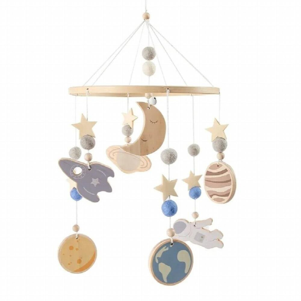 Baby Cribs Rattle Toys 0-12 Months Newborn Bee Animal Shape Bed Bell Wooden Baby Mobile Hanging Toys Bracket Infant Crib Toys