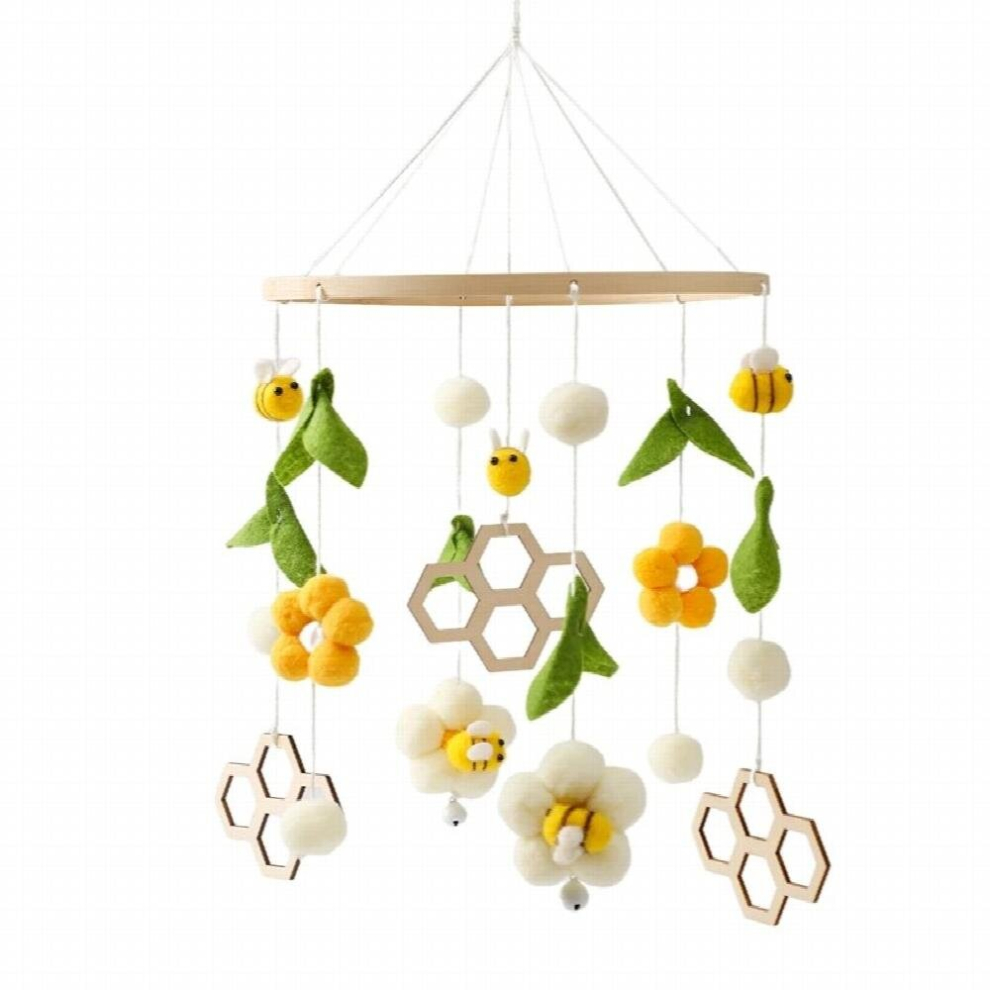 Baby Mobile Rattles Toys 0-12 Months For Newborn Crib Crochet Animal Bed Bell Toddler Rattle Carousel For Cots Kid Musical Toys