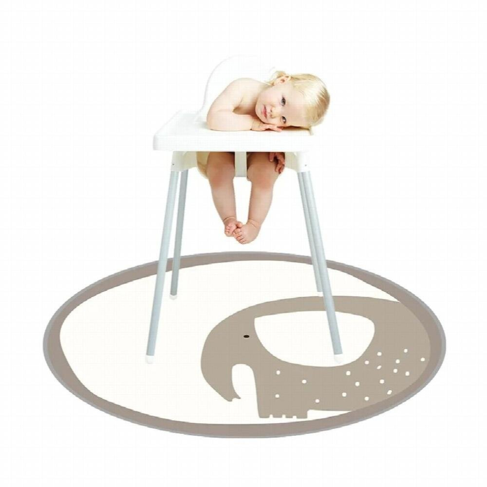 Baby Non-slip Ground Mat Waterproof Table Pad Baby Thickened Round Play Mat Crawling Mat Mattress Camping Picnic Mat Sleep Pad
