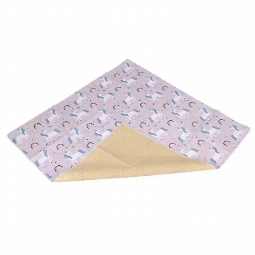 Highchair Floor Mat Portable Waterproof Professional Food Spill Mess Mat Lovely Cartoon for Infant for Picnic