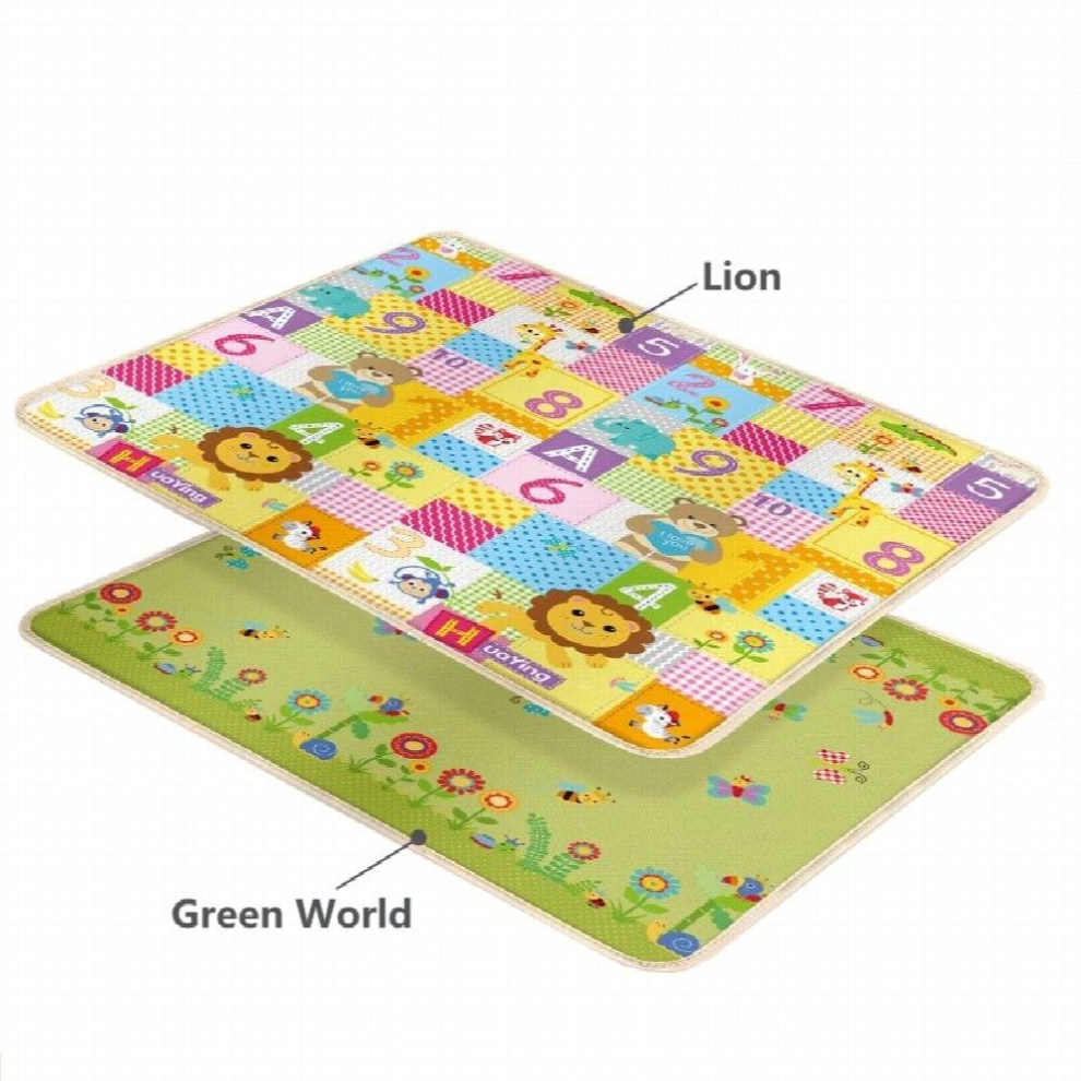 180x100cm Foldable Baby Play Mat Puzzle Mat Educational Children Carpet in the Nursery Climbing Pad Kids Rug Activitys Game Toys