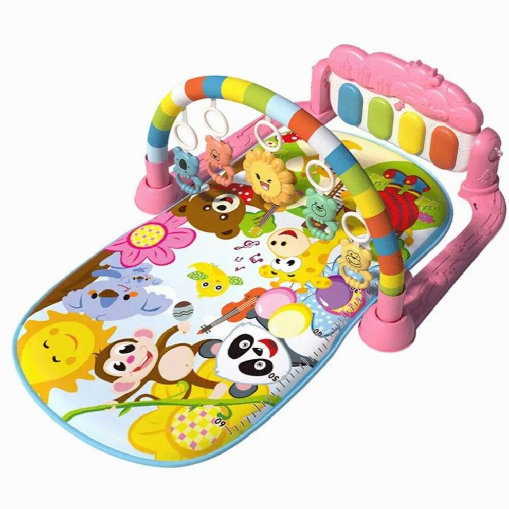 Baby Fitness Mat Baby Fitness Frame Crawling Blanket With Music And Lights Baby Activity Gym Developing Carpet Baby