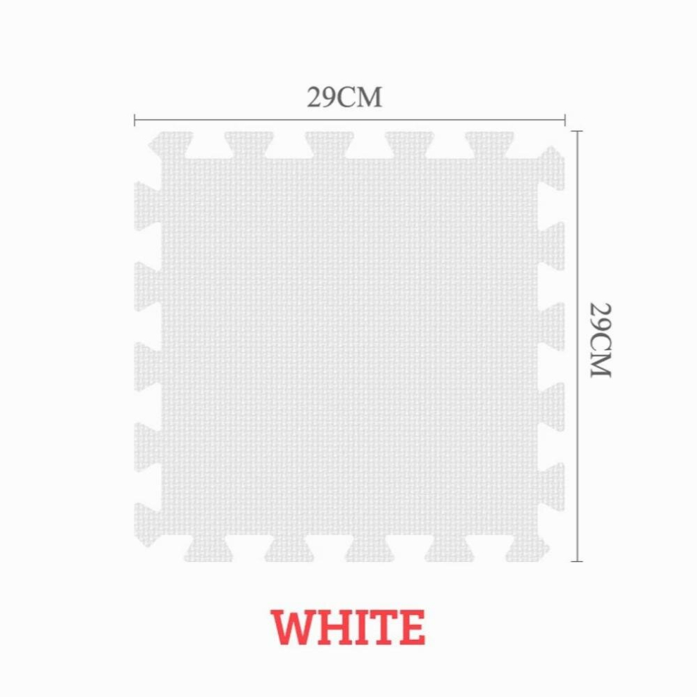 (white-18 pieces) Foam Mat Children Crawling Play Mat Kids Game Puzzle Mats Kindergarten Flooring Tiles 18 pcs/set crawling rugs For Baby