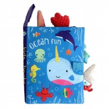 Parent-child Interactive Sound Paper Puzzle Cloth Books for Kids Baby Books Baby Early Learning Tearing Tail Cloth Book