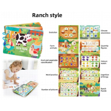 Busy Book Toddler Travel Quiet Book Montessori Toys Kids Plane Car Activities Learning Educational Sensory Toy for Baby Girl Boy