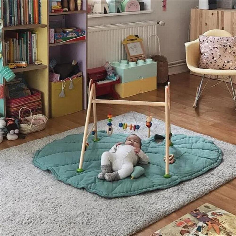 Cotton Heart Leaf Children Play Mat Game Crawling Rug Blanket Bedding Sleeping Cushion Newborn Baby Crawl Carpet Kids Room Decor