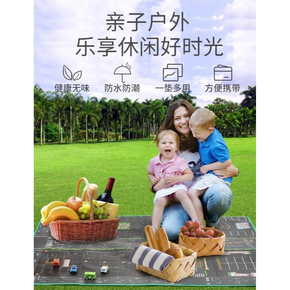 Outdoor Foldable Baby Play Mat Puzzle Mat Educational Childrens Carpet in the Nursery Climbing Pad Kids Rug Activitys Games Toy