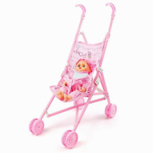 Baby Doll Lightweight Great Kids Doll Pushchair with Baby Doll Safe Baby Cart Toy Sturdy Nursery Play Toys Doll Accessories