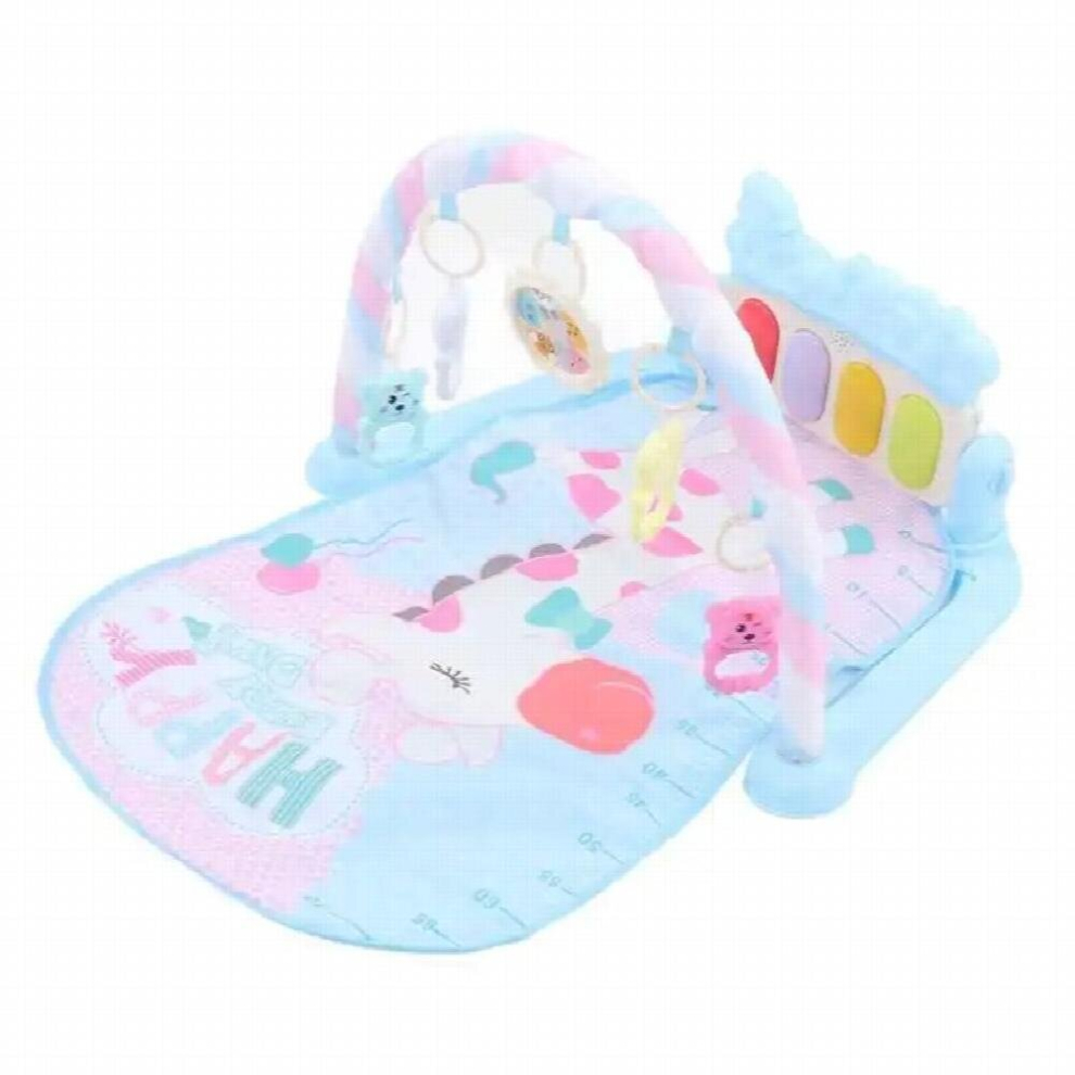 Children Kick Play Piano Learning Toy Multifunctional Baby Play Mat with Piano Rattles