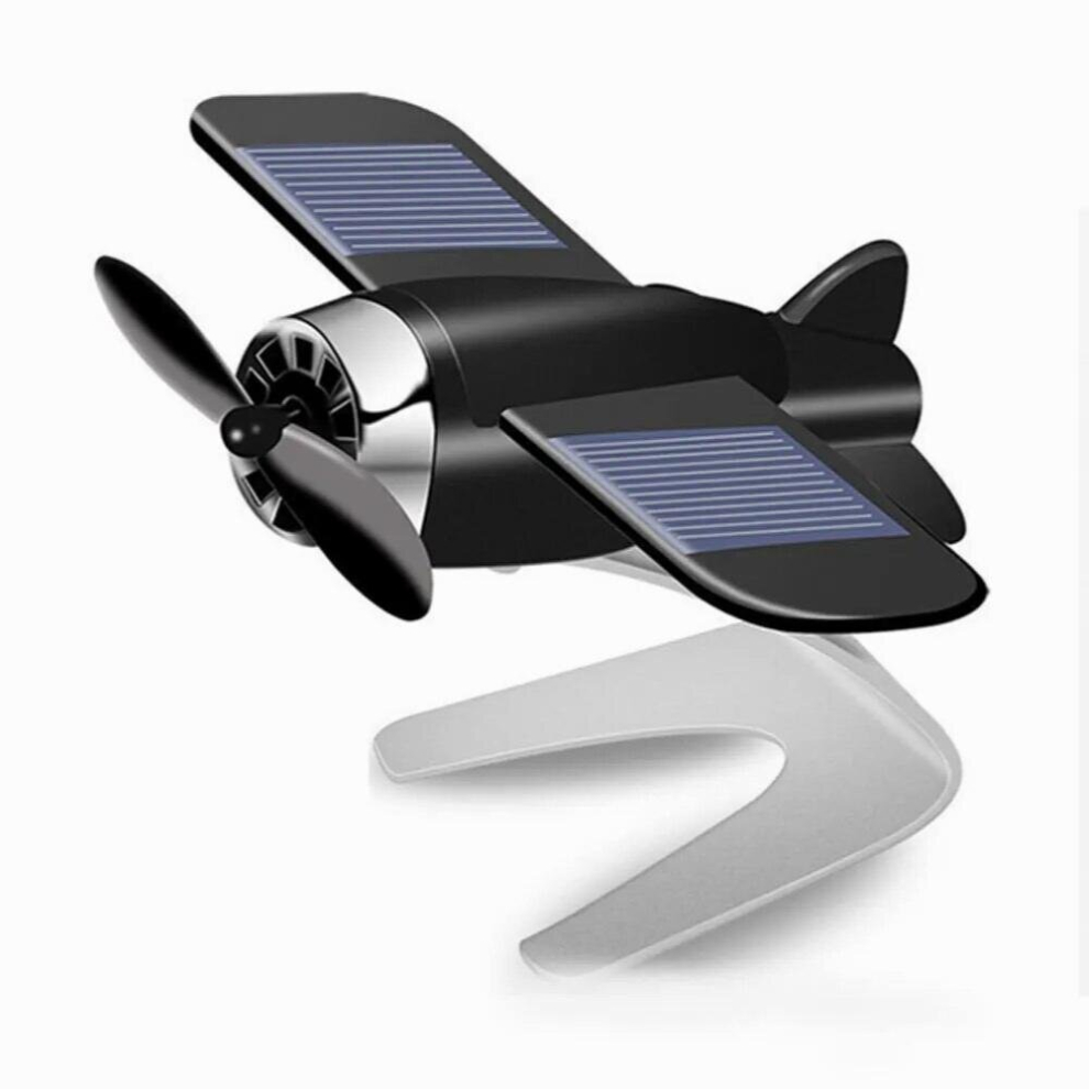 Car Air Freshener Smell In The Styling Solar Airplane Model Center Console Decoration Creative Auto Fragrance Air Fresheners 885678923468