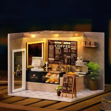 DIY Children and Girls Doll House Small House Scene Model Adult Creative Puzzle Craft Toys 12+Birthday