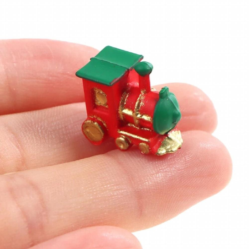 1pcs 1:12 Dollhouse Mini Small Train Model Decor Accessories Toys