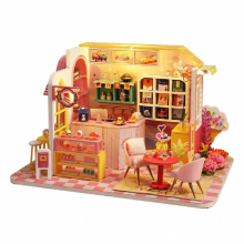Diy Wooden Doll Houses Kits Casa With Furniture Flower House Shop Dollhouse Model Villa Toys For Adults Birthday