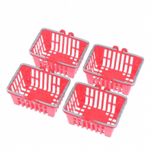 Dollhouse Shopping Basket Toys Kids Mini Supermarket Shopping Hand Basket Model Doll House