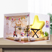 Diy Dollhouse Woodworking Handicrafts Diy Dollhouse Kit Items Furniture for Dolls Architectural Model Architects