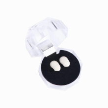2pcs Teeth Fangs Toys Safe Resin Box Packed Halloween Fangs Dentures Teeth Cosplay Party Props Decoration Kid Adult Toy