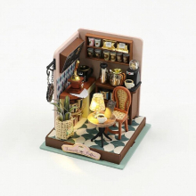 Diy Mini Doll house With Furniture Light Miniaturas Dollhouse Casa items For Children Toys Birthday