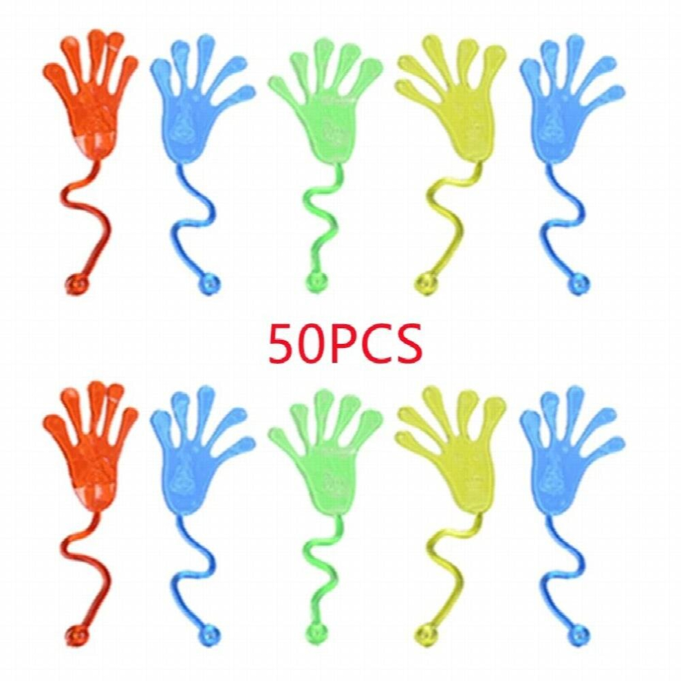 50PCS Classic Sticky Hands Palm Climb Toys Birthday Party Prank Pinata Presents Sports Themed Party Toys For Children