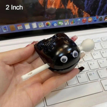 Wooden Fish with Stick Decompression Gift Daze Cure Percussion Instrument Office Meditation Decompression Toy Home Decor