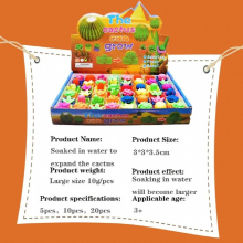 5/10/20/48Pcs Novelty Mini Bubble Water Expansion Cactus Toy Puzzle Early Education Toy Plant Micro Landscape Gift