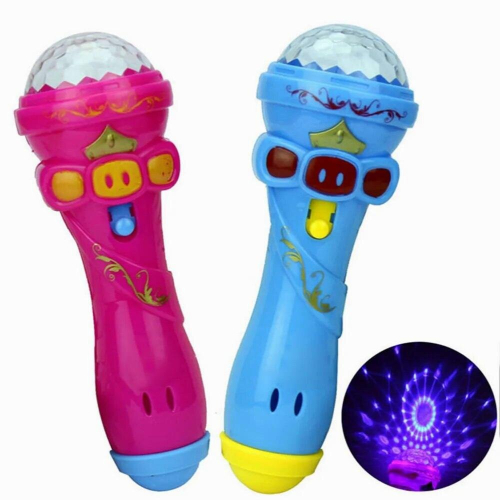 Funny Lighting Wireless Microphone Model Gift Music Karaoke Mini Toy 1
