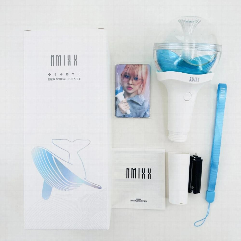 Kpop Nmixx Lightstick Light Stick Whale Water Column Hand Lamp