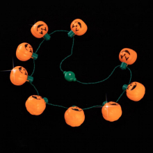 Novelty Funny Kids Light-emitting Necklace Creative Personality Halloween Eyeball Pumpkin Ghost LED Light-emitting Necklace