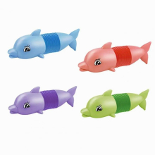 Novel Dinosaur Telescoping Tube Toy Fun Smooth Dinosaur Telescopic Tube Toy Boys Girls Dino Telescoping Pipe Toy