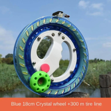 Round Kite Reel Winder Flying Tool Winder with Kite Wire 300m-1000m Kite Line Kite Roll Durable Crystal Kites Accessories