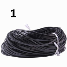 Flat Leather Cord High Leather Strip Leather Ribbon 5 Meters Accessories For Leather Bracelets Jewelry Making