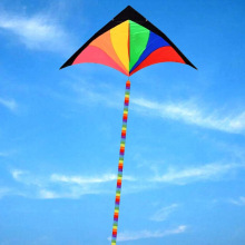 Nylon Stunt Kite Tail Rainbow Line Kite Accessory Kids Toy