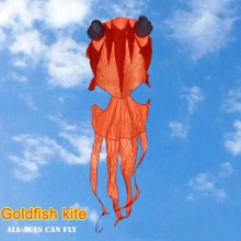 Goldfish Kite Fun Animal Kite Soft Single Line Kite Outdoor Sports Flying Tools Children Gift Adult Kite With Kite Line