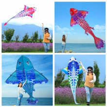 fish kites nylon fabric outdoor fun sports carp kites for adults kites professional kites rods glow cord