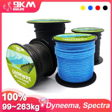 9KM 45KG~340KGUHMWPE Cord Kitesurfing Line Abrasion Resistance Low Stretch for Power Kite Stunt Kite Replacement Flying Lines