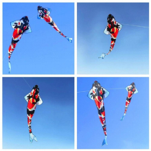 carp kites flying for adults kites line professional wind kites fabric single line kites alien inflatable kites