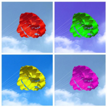 dual Line Stunt power Kite soft kite flying Parafoil kitesurf colorful flying kites Outdoor toys fabric for kite