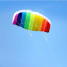 dual line large Parafoil kites fly Sports Beach stunt kite control bar outdoor toys