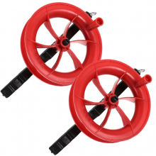 2 Pcs Kite Line Wheel Sports Tool Winder Outdoor Accessories Kites Children Reel