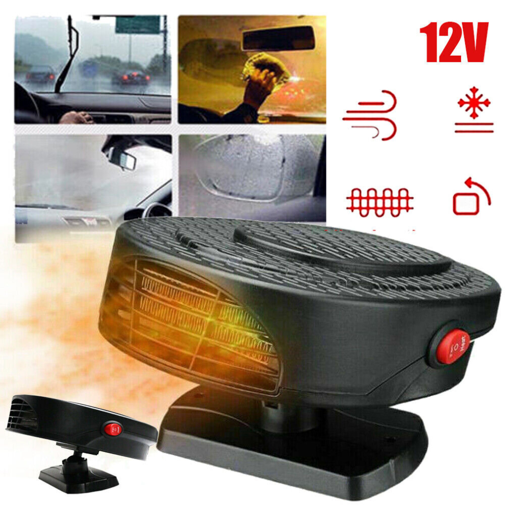 12V 500W Car Heater Fan Cold / Hot Vehicle Heating Defroster Demister