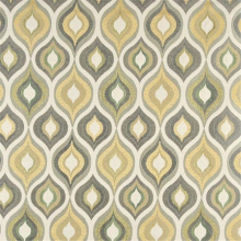 54 in. Wide Gold - Blue And Green - Bright Contemporary Upholstery Fabric
