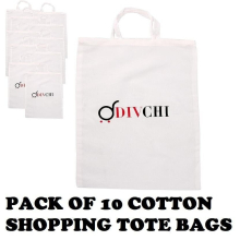 10 Pack Roto Cotton Shopping Bags Easy for Daily Use Natural Bags