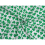 (Green on White) Minerva Printed Polycotton Fabric - per metre 1