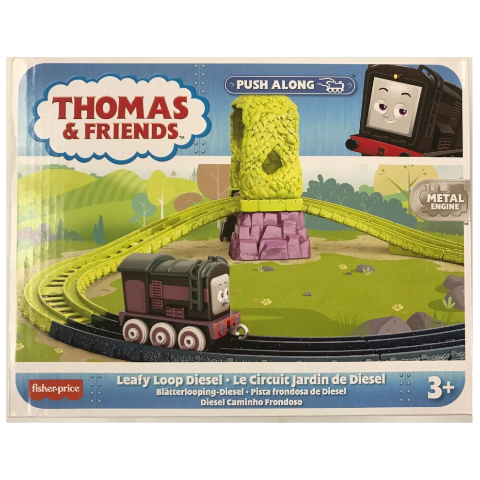 Thomas &Friends Leafy Loop Diesel Track Master Push Along Loop Playset