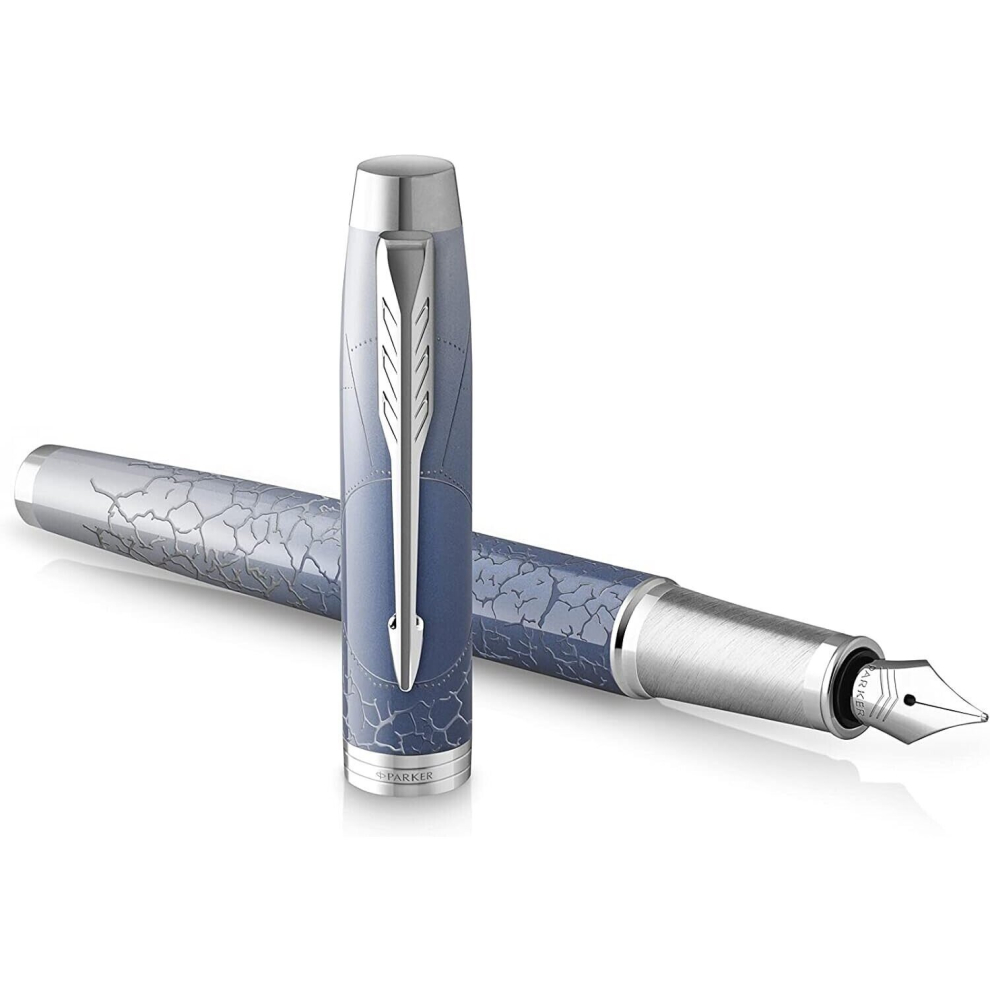 PARKER IM Premium Special Edition Fountain Pen POLAR Fine Nib Blue